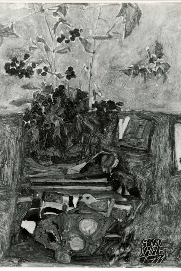 Egon Schiele, Zátiší s cigaretou, NGP; Foto: Vladimír Fyman